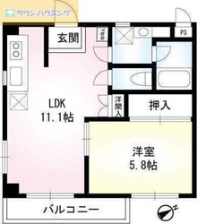 マンションルピナスの物件間取画像